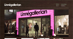 Desktop Screenshot of linnegallerian.se