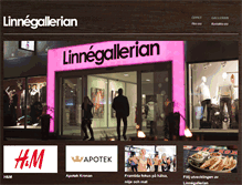 Tablet Screenshot of linnegallerian.se